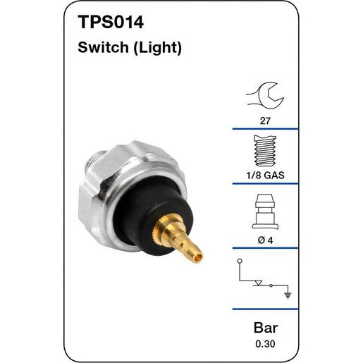Tridon Oil Pressure Switch TPS014