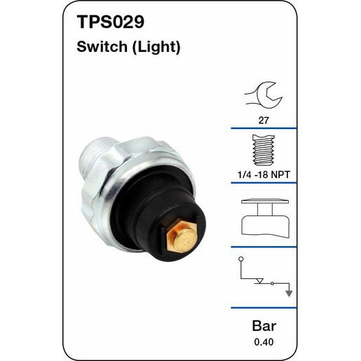 Tridon Oil Pressure Switch TPS029