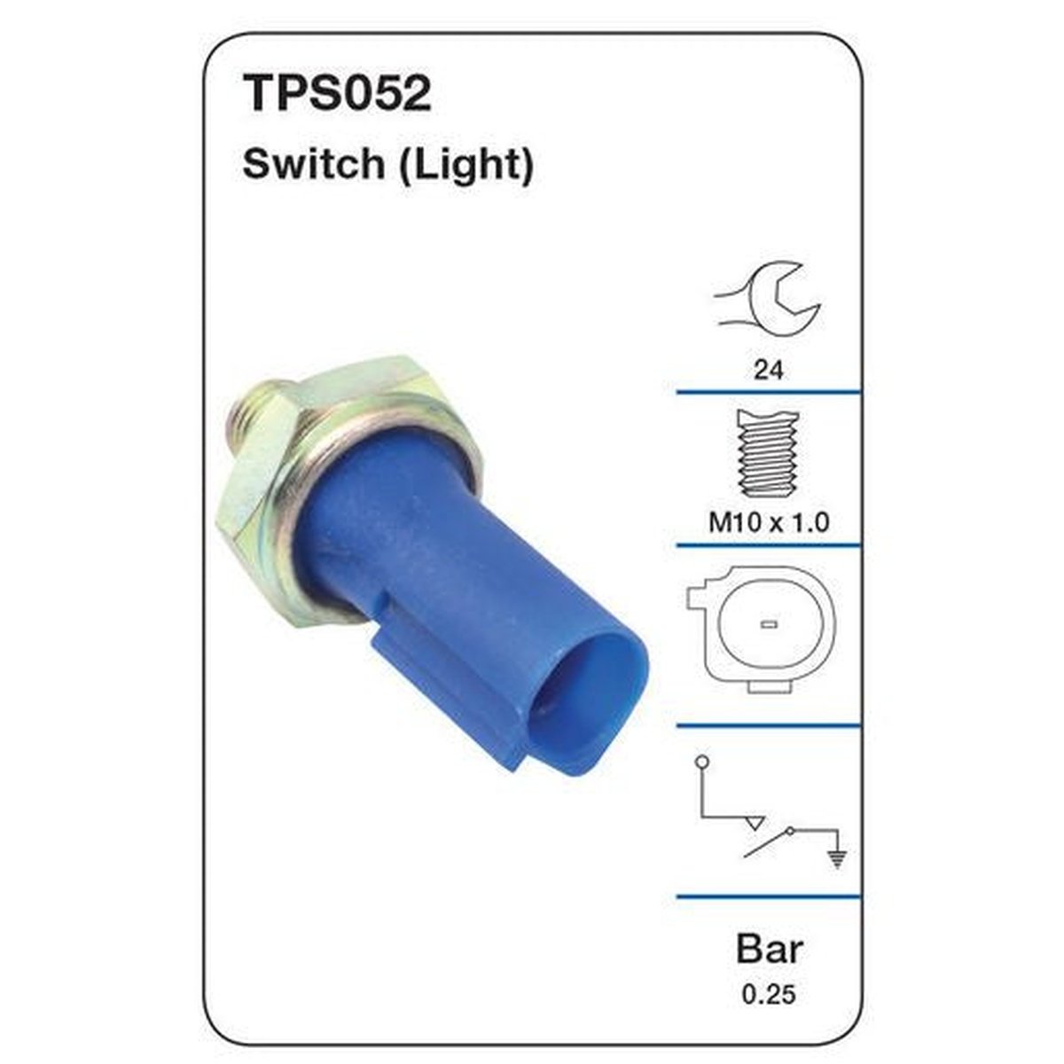 Tridon Oil Pressure Switch TPS052
