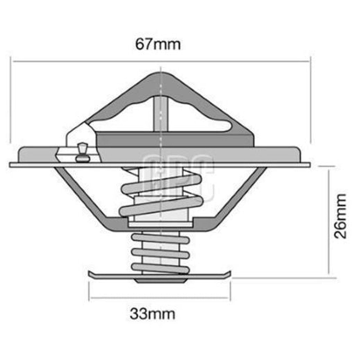 Tridon Thermostat (High Flow) TT274-198