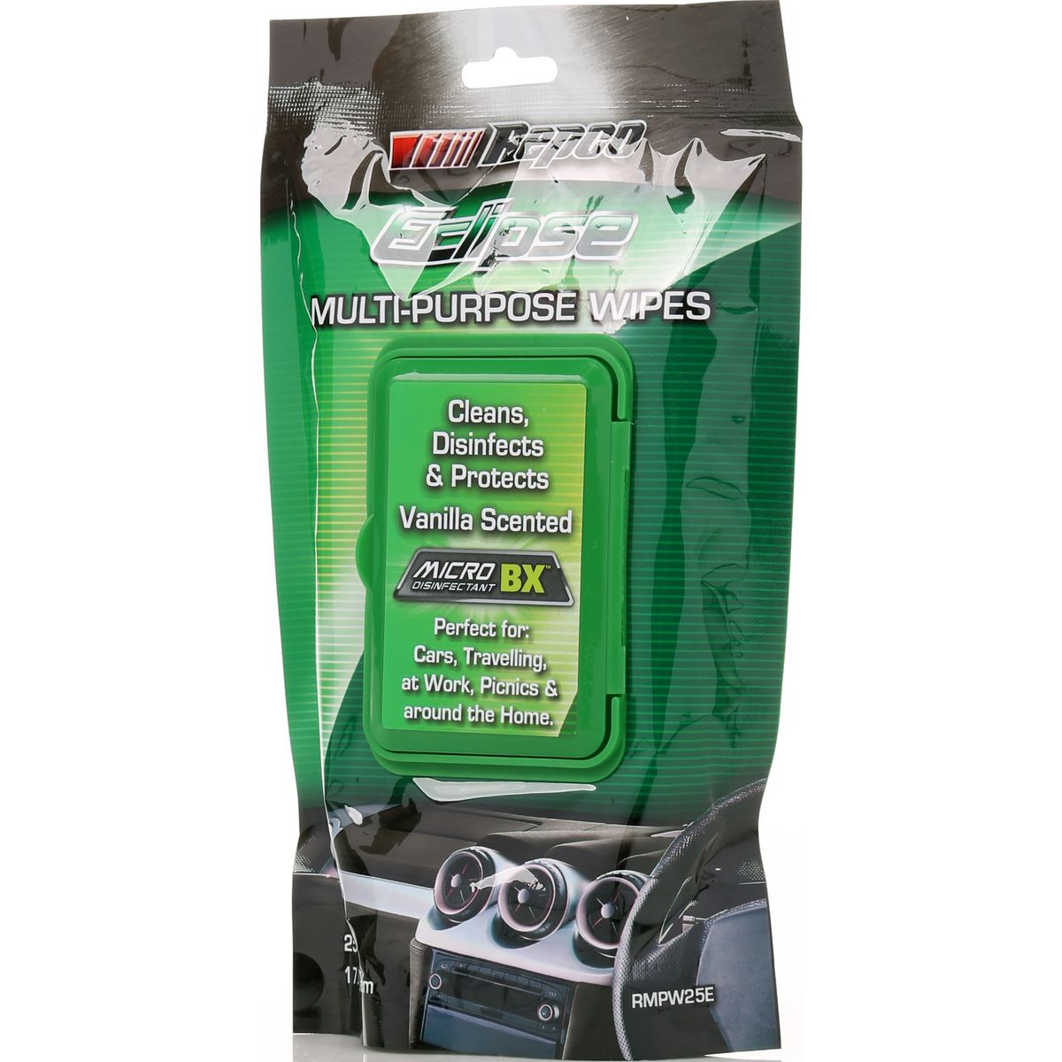 Eclipse Multi Purpose Cleaning Wipes 25Pk RMPW25E
