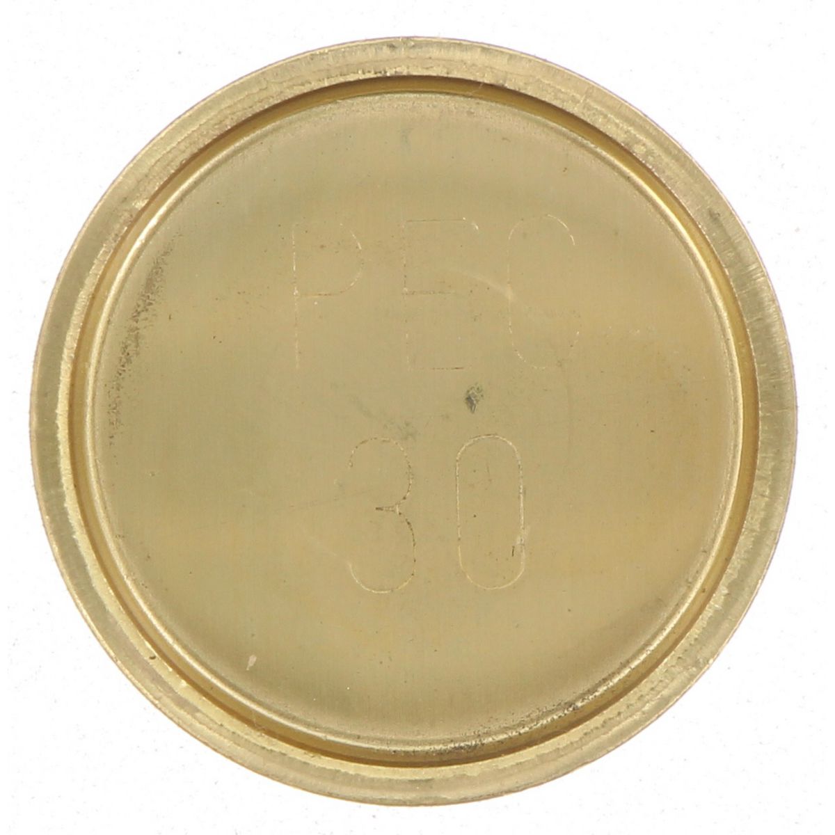Premmc Plug Cup Brass 30mm BC30MM
