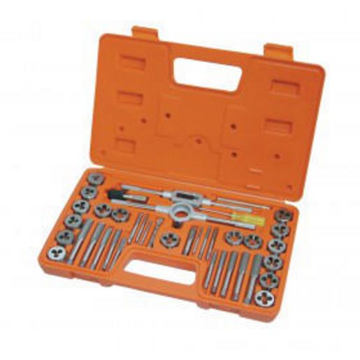 JPM Tap & Die Set 40-Pcs UNC/UNF Imperial Carbon Steel 394098026