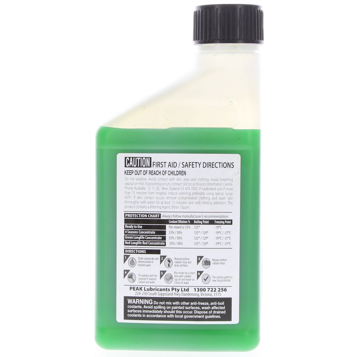 Peak All Seasons Anti Freeze Anti Boil Radiator Coolant 1Ltr RAF-1