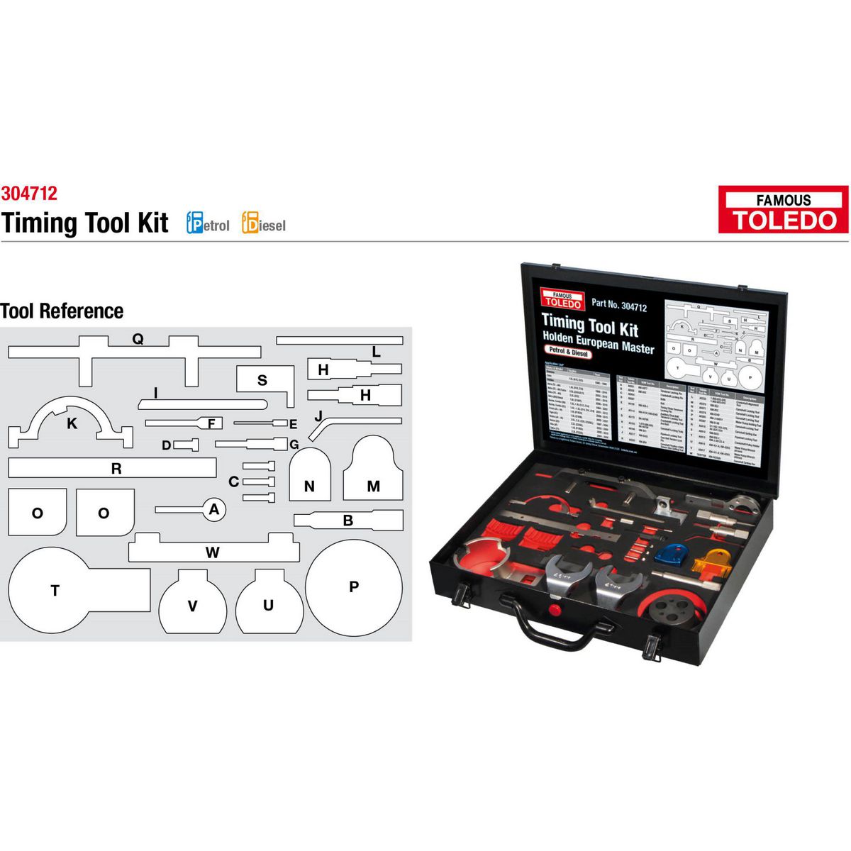 Toledo Timing Tool Kit 304712