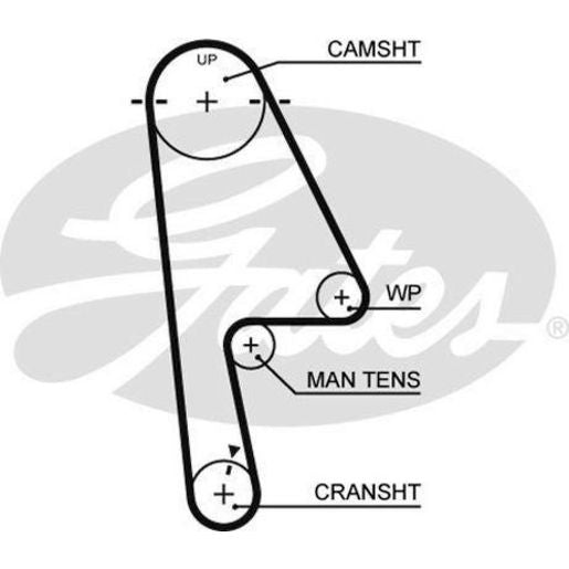 Gates Timing Belt T1322