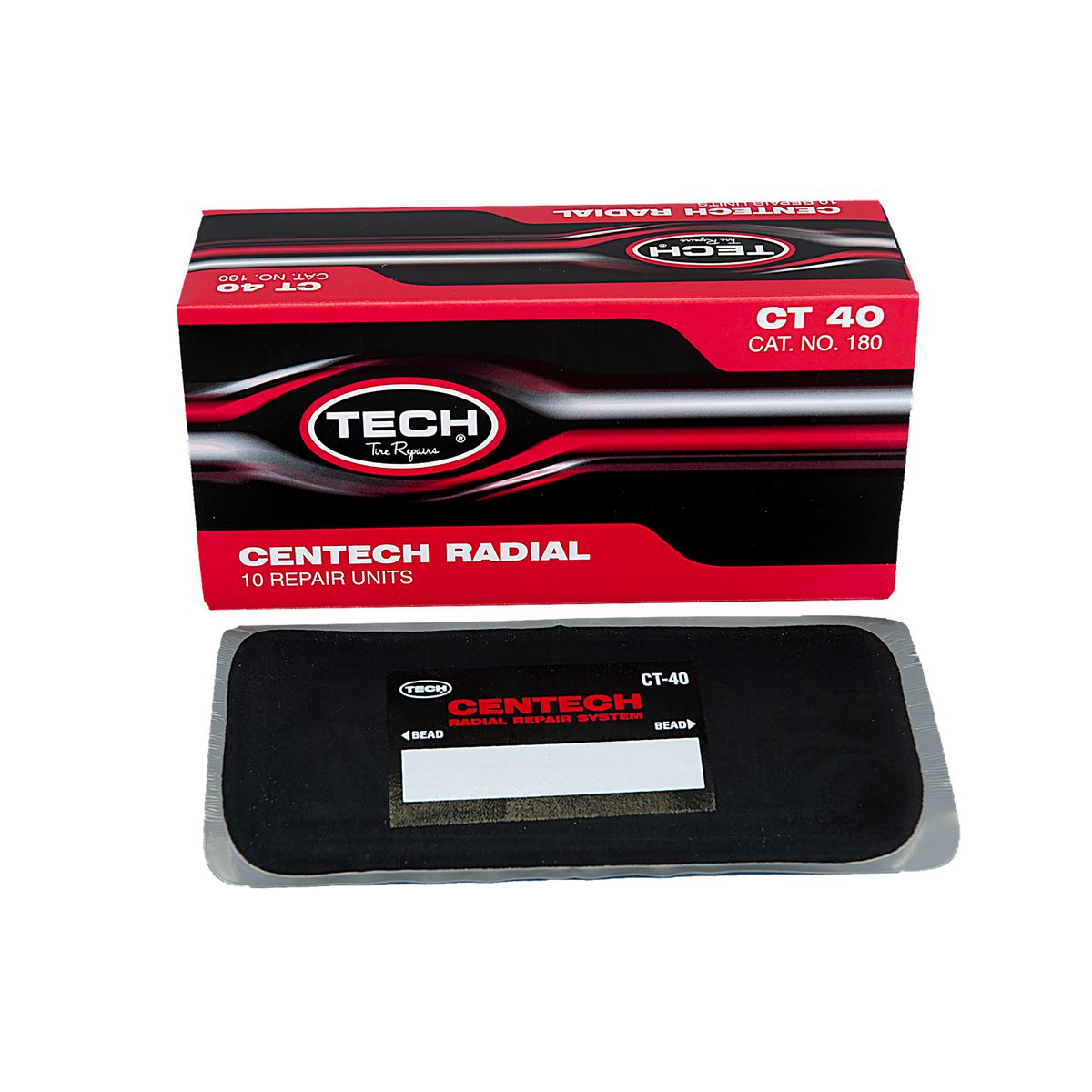 Tech Tire Repair Ct-40 Radial 100mm X 200mm Box 10 180