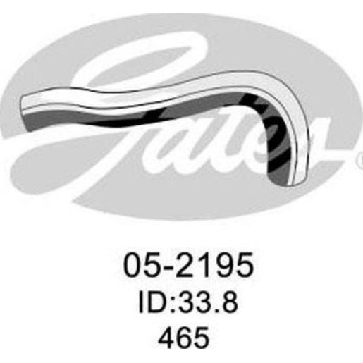 Gates Radiator Hose 05-2195