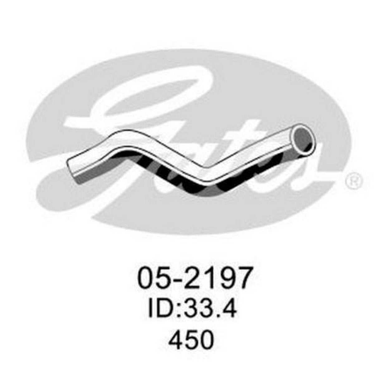 Gates Radiator Hose 05-2197
