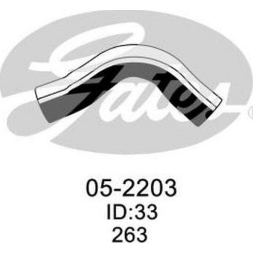 Gates Radiator Hose 05-2203