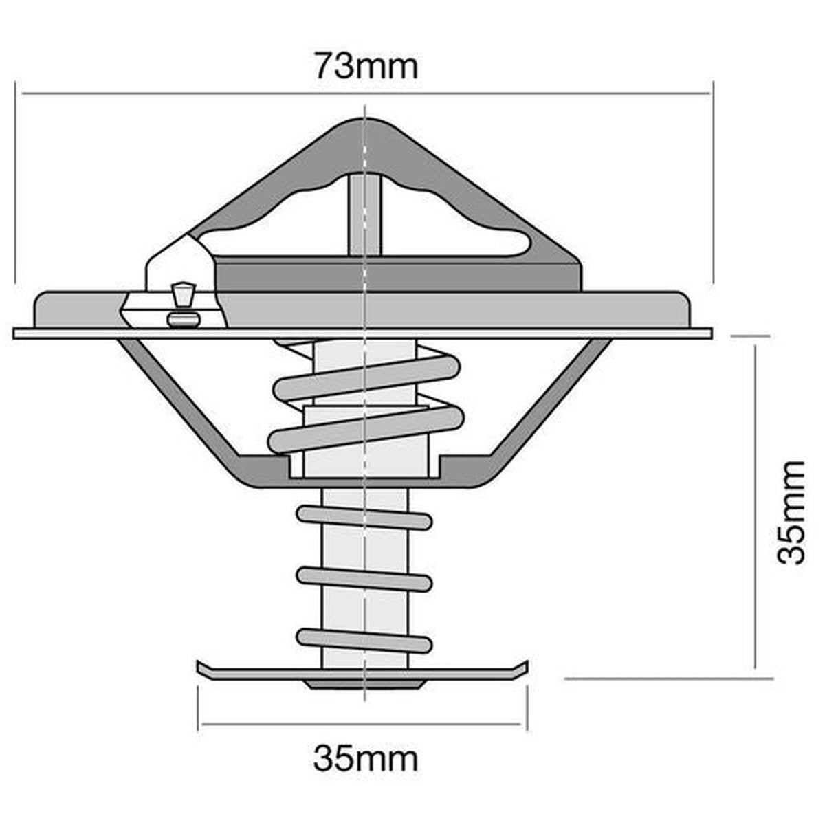 Tridon Thermostat Blister Pack (High Flow) TT331-170