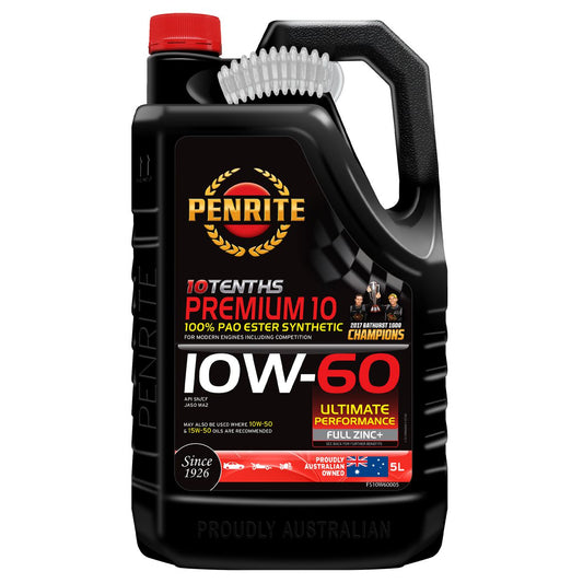 Penrite 10 Tenths Premium 10W-60 Engine Oil 5L