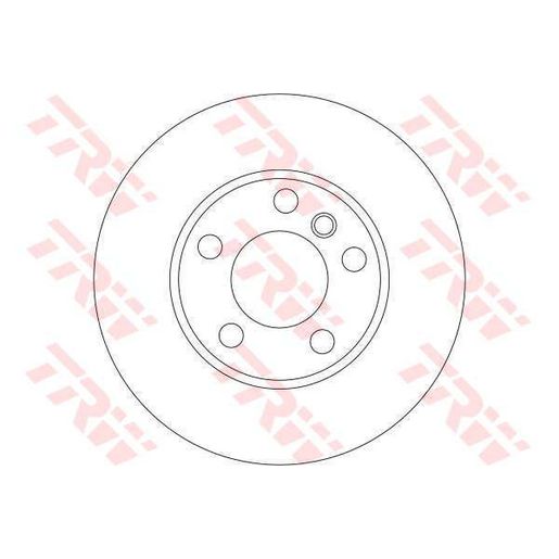 TRW Brake Rotor Front DF4390S