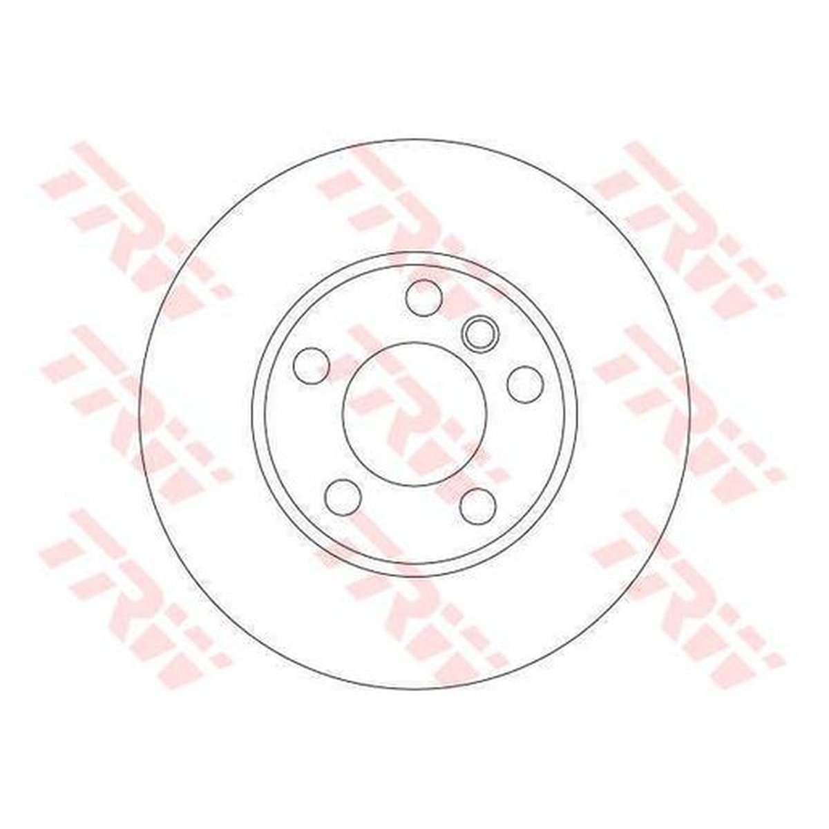 TRW Brake Rotor Front DF4390S