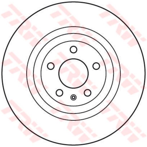 TRW Disc Brake Rotor 330Mm DF4893S