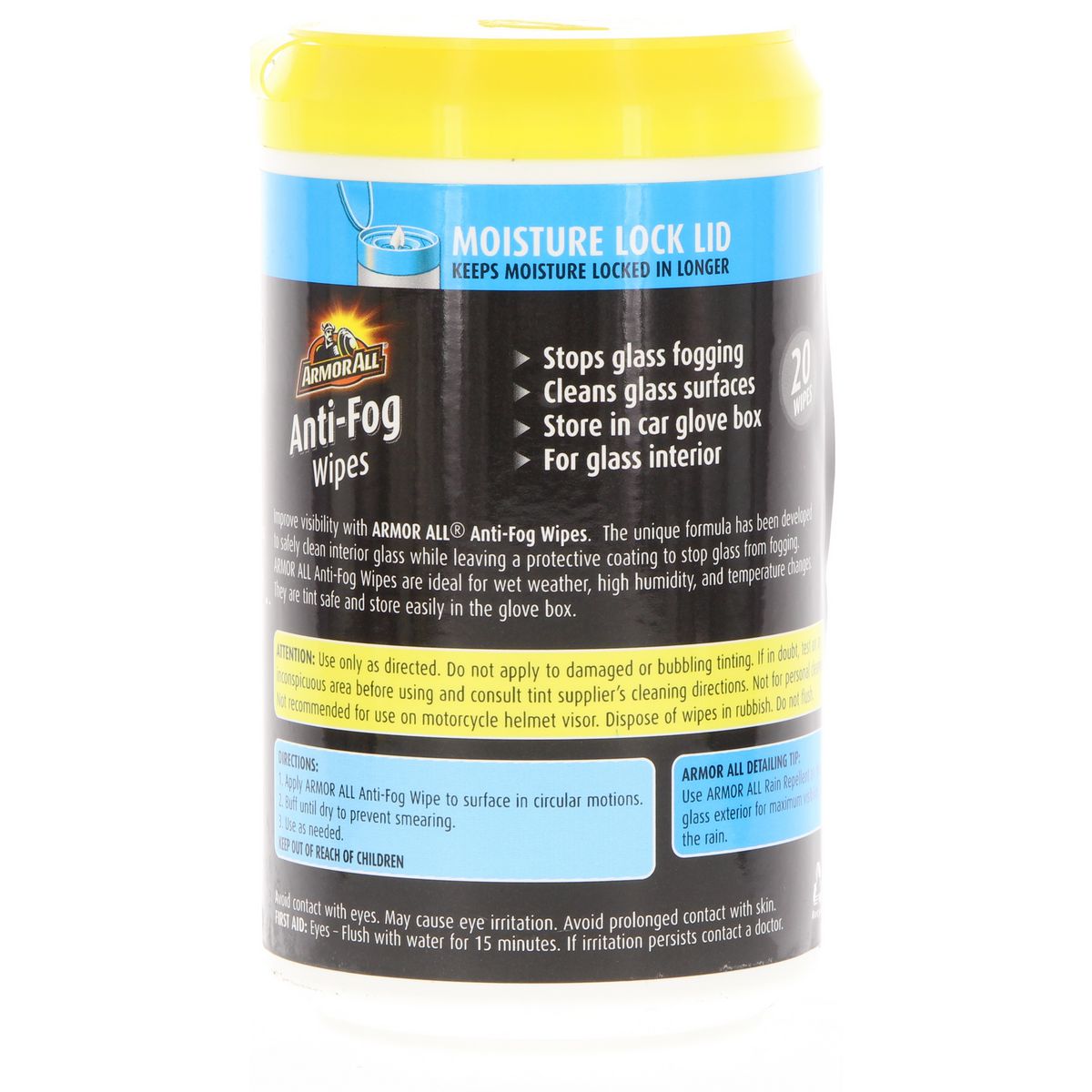 Armor All Anti Fog Wipes 20pk E301725500