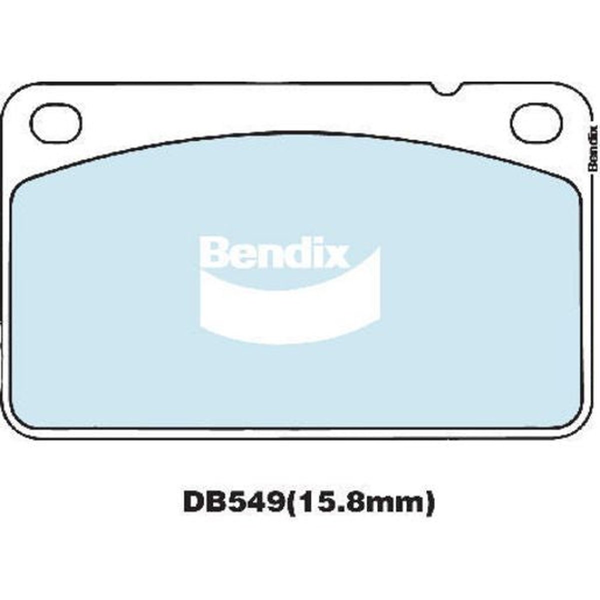 Bendix EURO Brake Pad Set Front DB549 EURO+