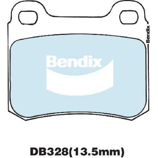 Bendix EURO Brake Pad Set Rear DB328 EURO+