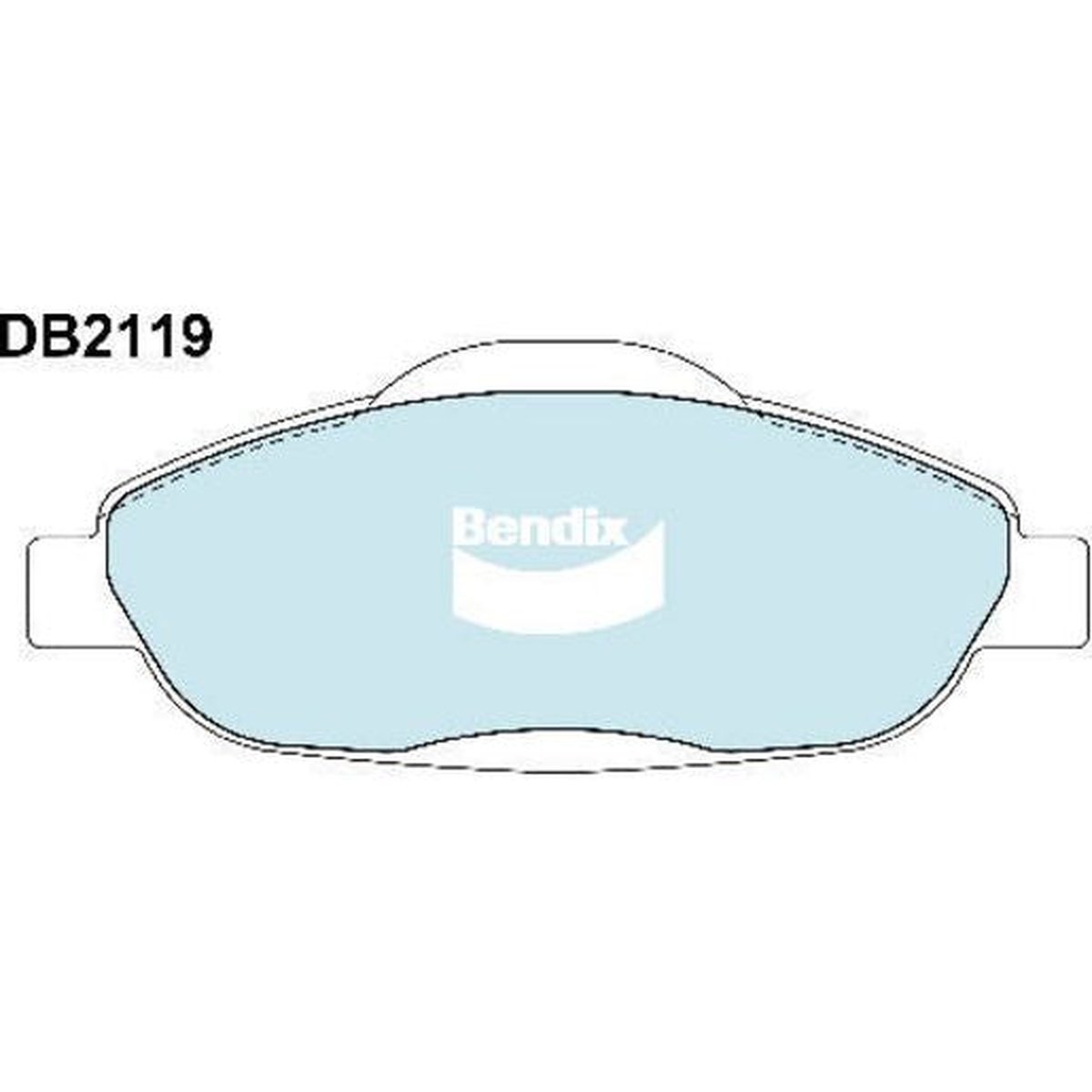 Bendix EURO Brake Pad Set Front DB2119 EURO+