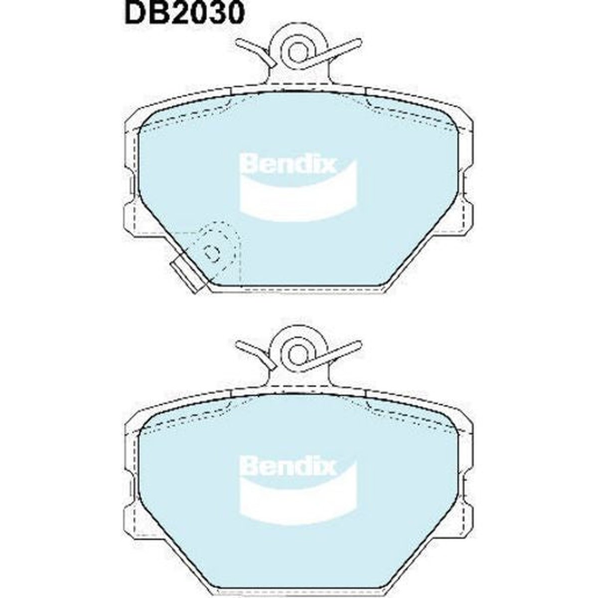 Bendix EURO Brake Pad Set Front DB2030 EURO+