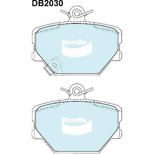 Bendix EURO Brake Pad Set Front DB2030 EURO+