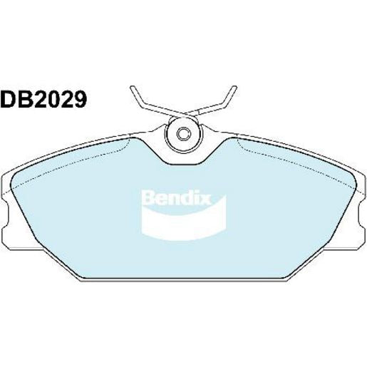 Bendix EURO Brake Pad Set Front DB2029 EURO+