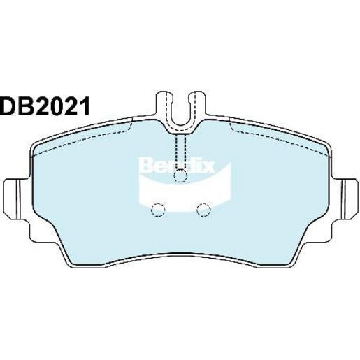 Bendix EURO Brake Pad Set Front DB2021 EURO+