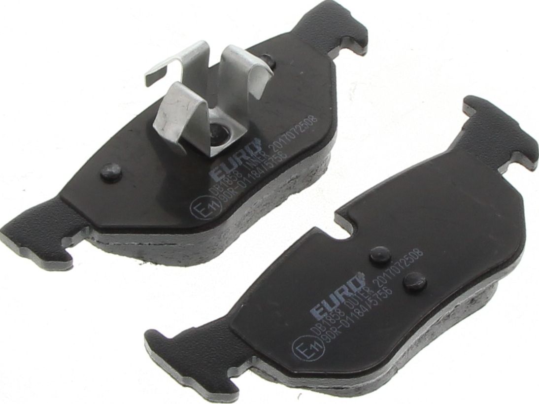 Bendix EURO Brake Pad Set Rear DB1858 EURO+