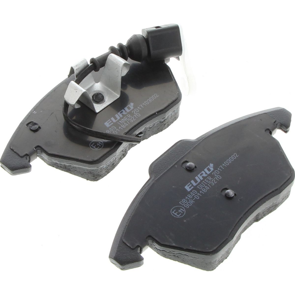 Bendix EURO Brake Pad Set Front DB1849 EURO+