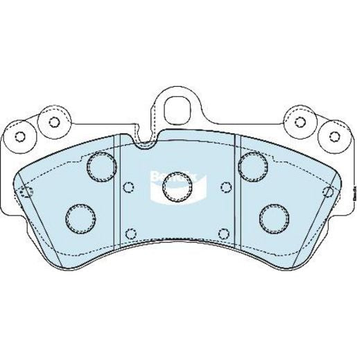 Bendix Ultimate Brake Pad Set Front DB1676 ULT