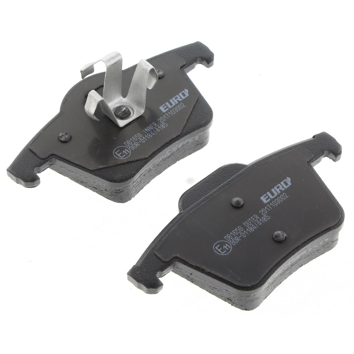 Bendix EURO Brake Pad Set Rear DB1659 EURO+