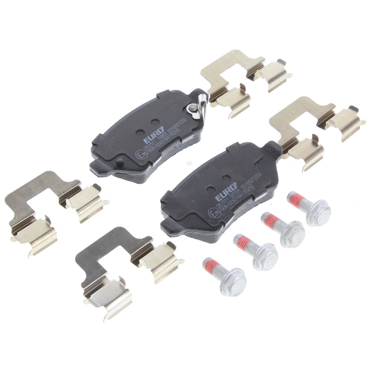 Bendix EURO Brake Pad Set Rear DB1511 EURO+