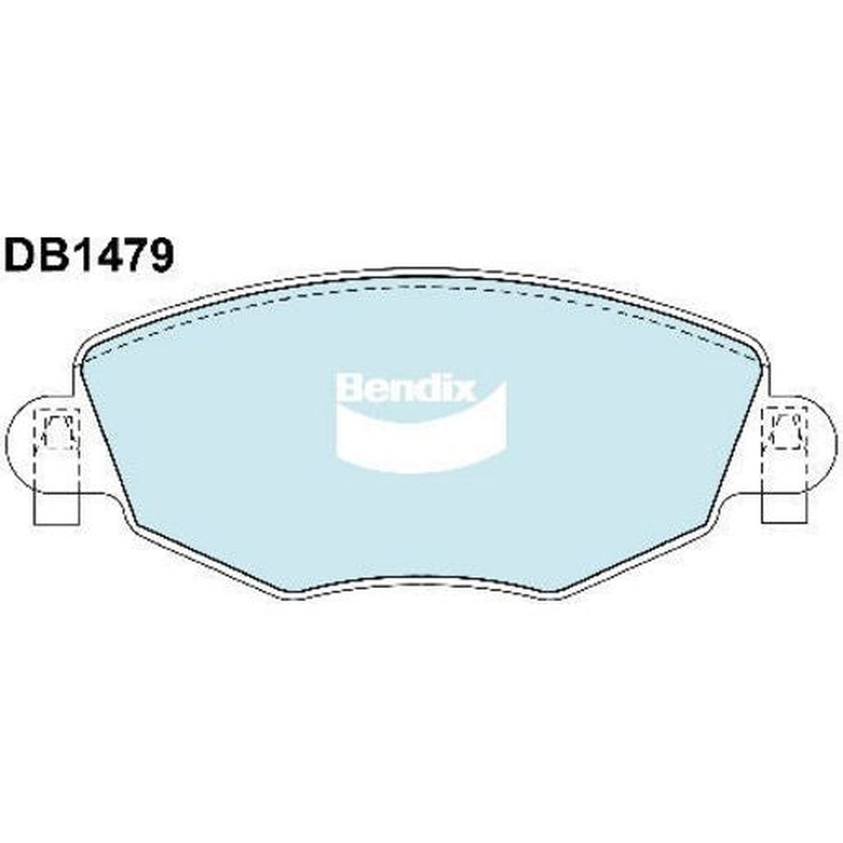 Bendix EURO Brake Pad Set Front DB1479 EURO+
