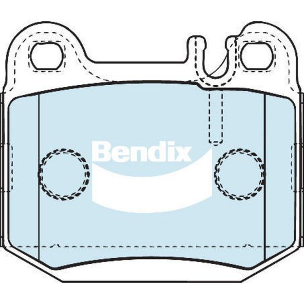 Bendix EURO Brake Pad Set Rear DB1461 EURO+