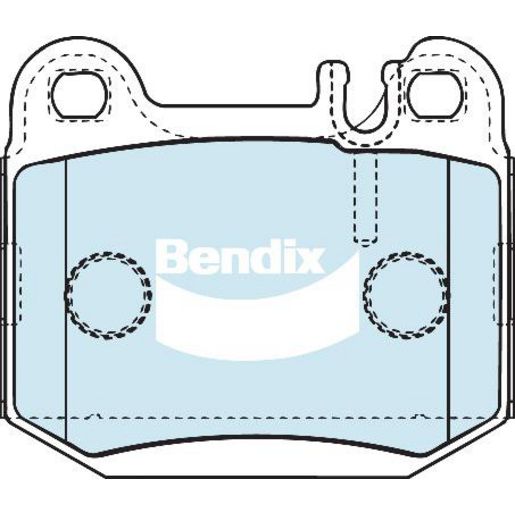 Bendix EURO Brake Pad Set Rear DB1461 EURO+