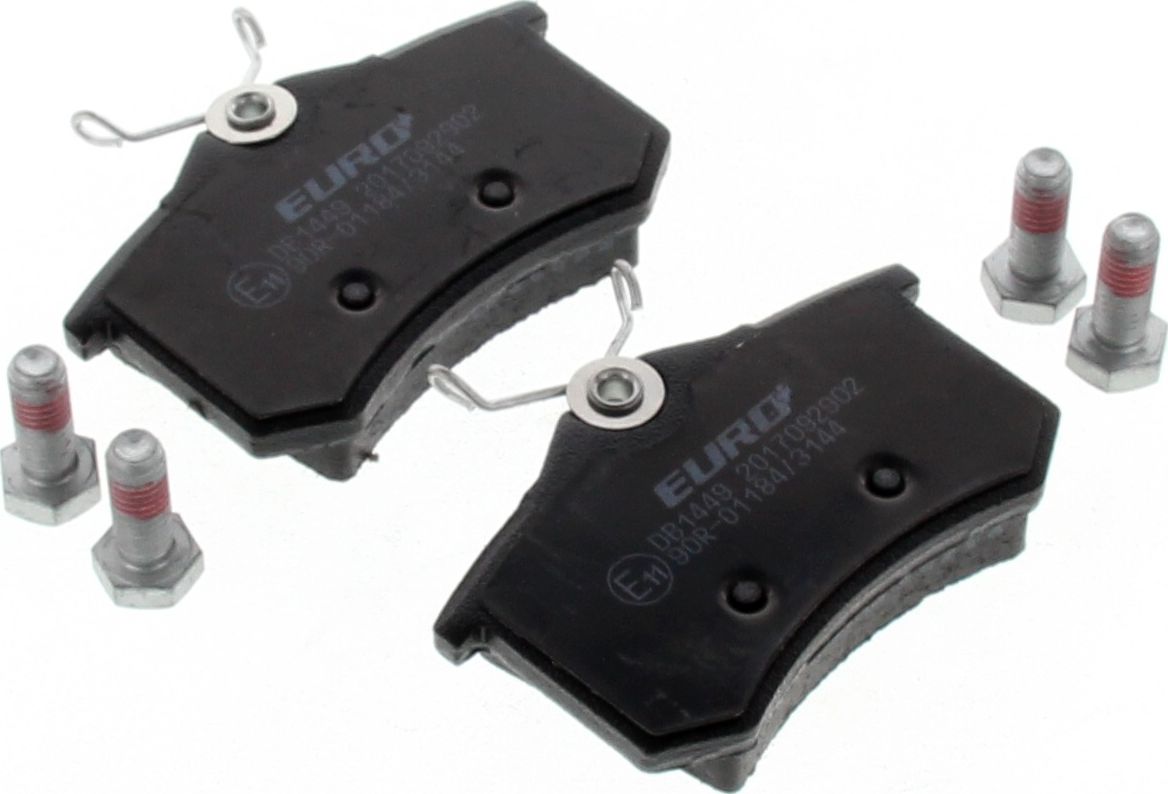 Bendix EURO Brake Pad Set Rear DB1449 EURO+