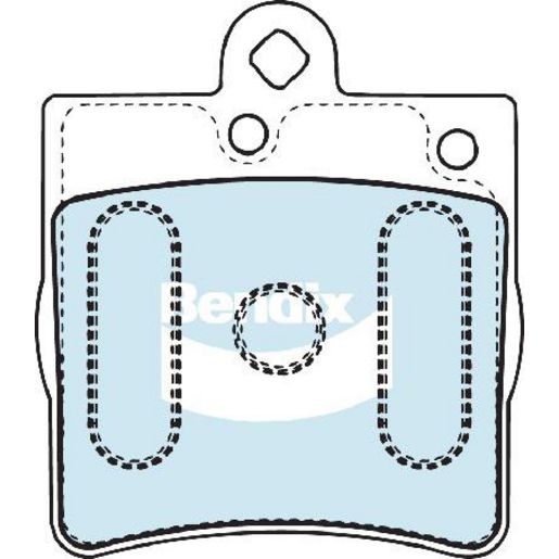 Bendix EURO Brake Pad Set Rear DB1428 EURO+
