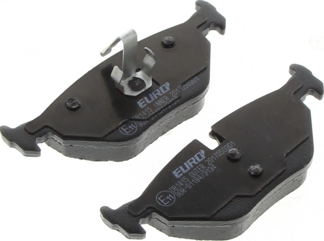 Bendix EURO Brake Pad Set Rear DB1415 EURO+