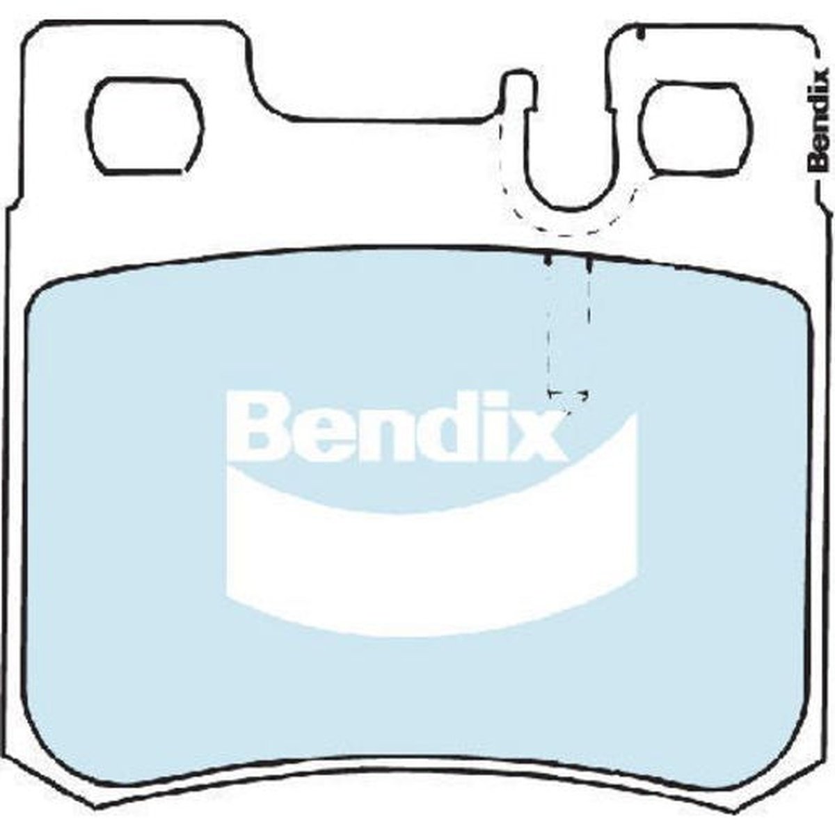 Bendix EURO Brake Pad Set Rear DB1321 EURO+