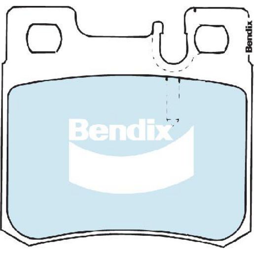 Bendix EURO Brake Pad Set Rear DB1321 EURO+