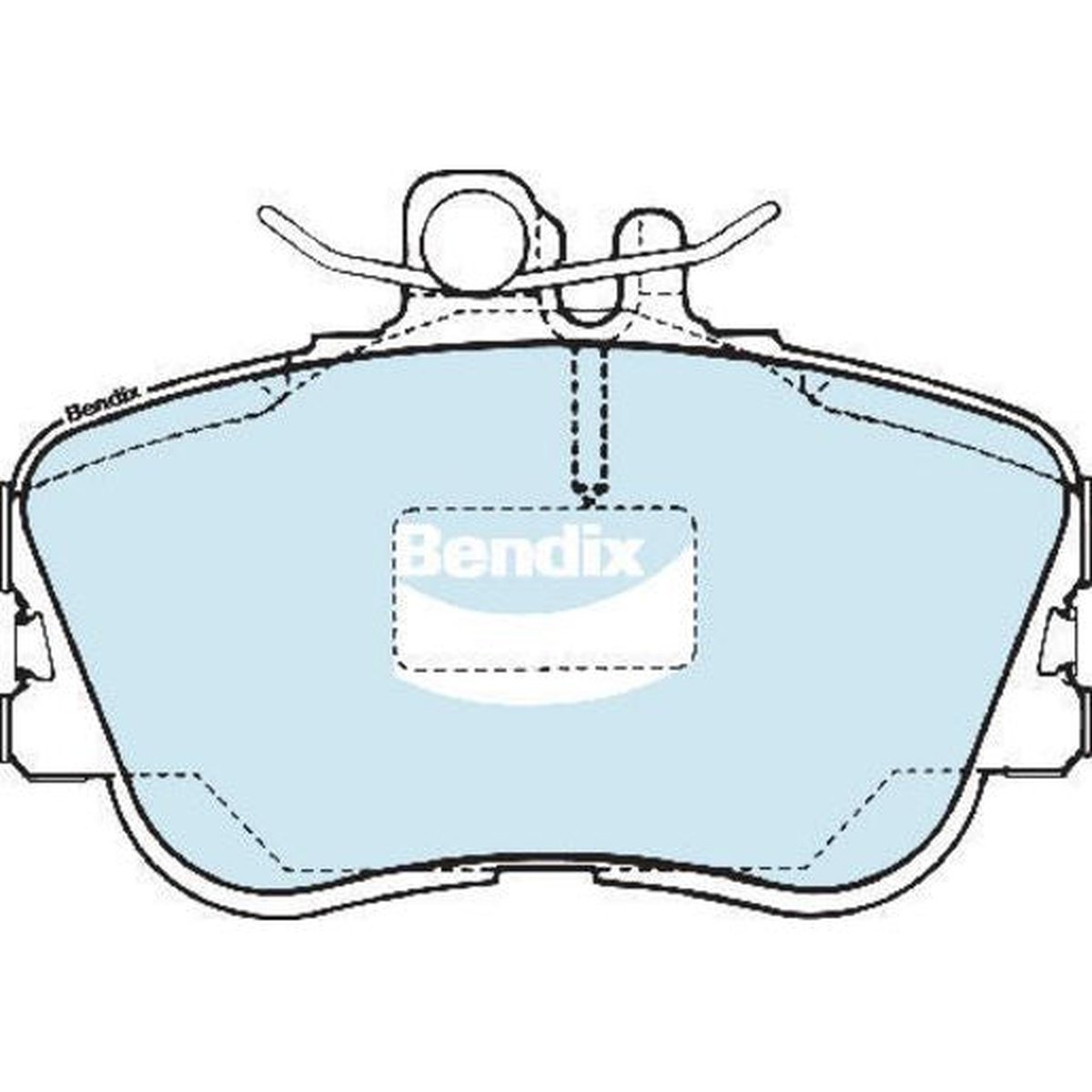 Bendix EURO Brake Pad Set Front DB1295 EURO+