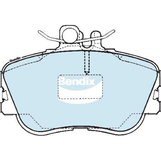 Bendix EURO Brake Pad Set Front DB1295 EURO+