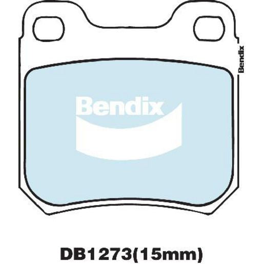 Bendix EURO Brake Pad Set Rear DB1273 EURO+