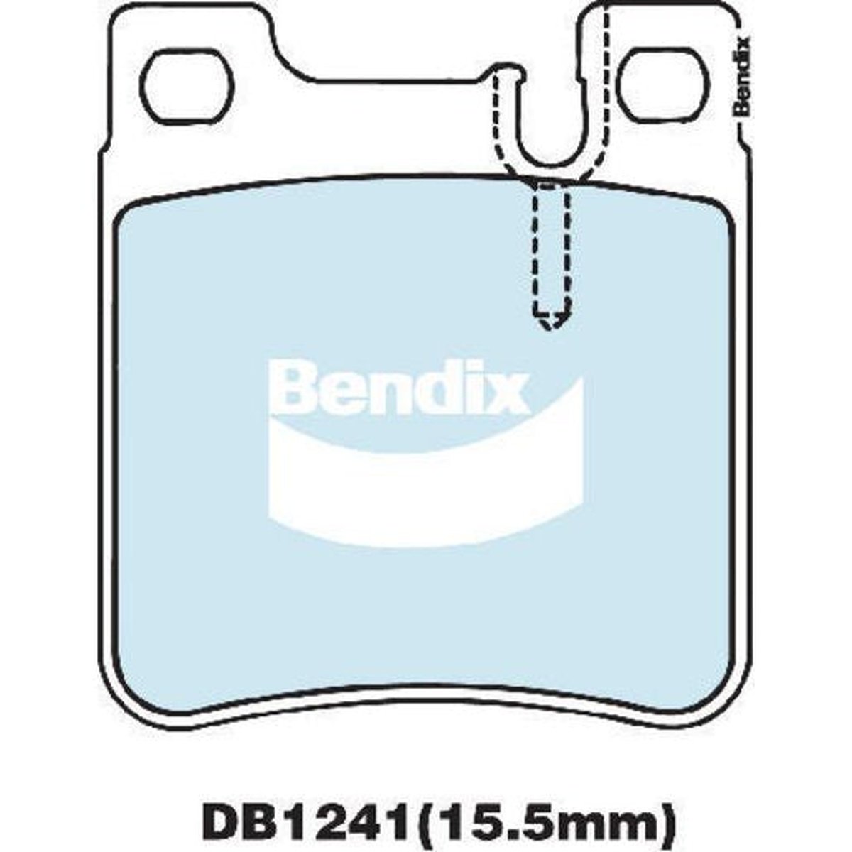 Bendix EURO Brake Pad Set Rear DB1241 EURO+