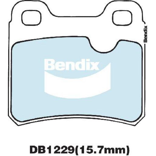 Bendix EURO Brake Pad Set Rear DB1229 EURO+