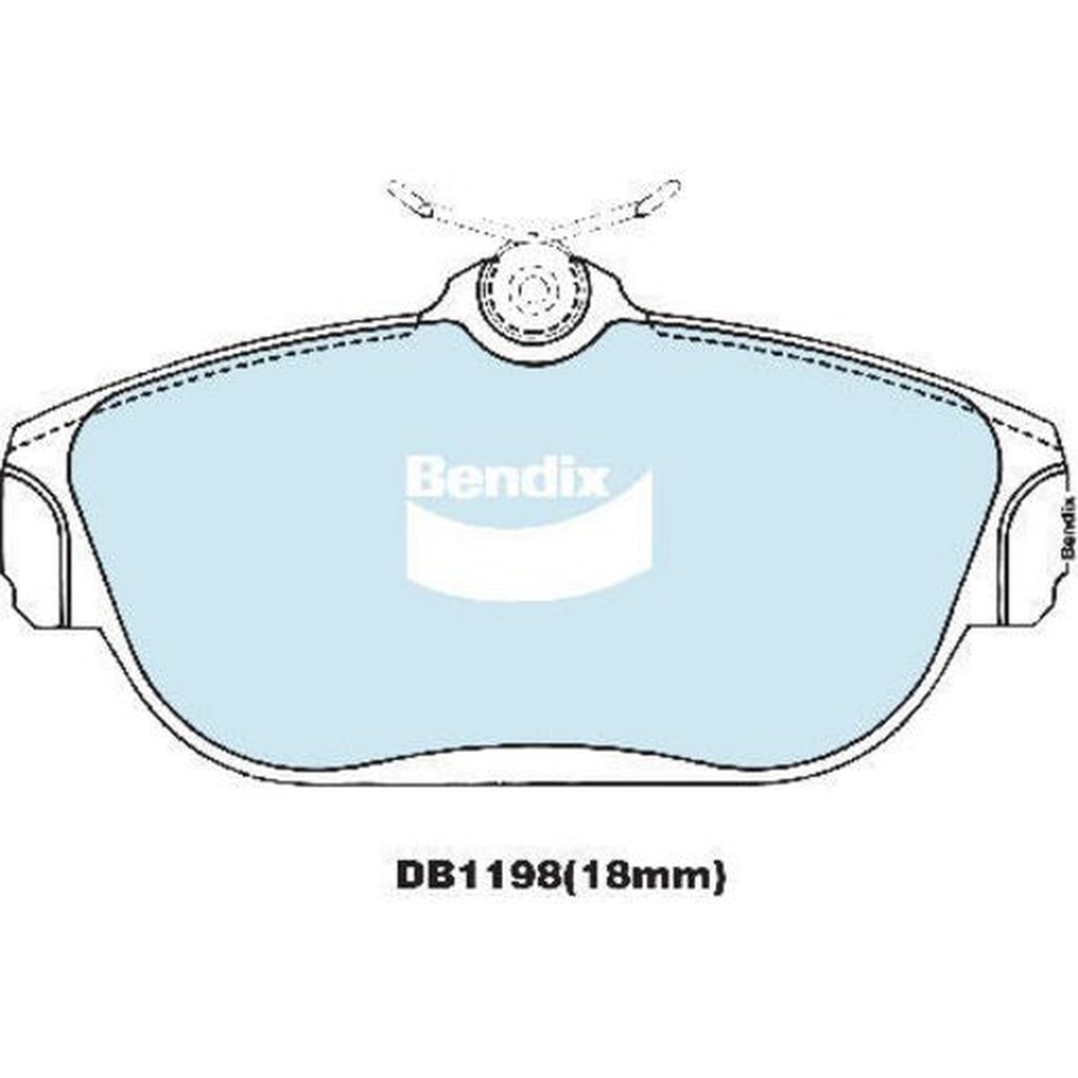 Bendix EURO Brake Pad Set Front DB1198 EURO+