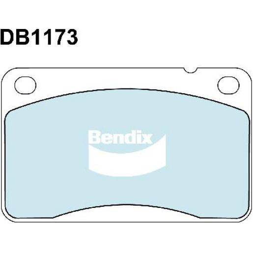 Bendix EURO Brake Pad Set Front DB1173 EURO+