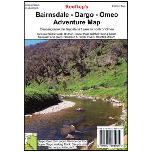 HEMA Maps Bairnsdale Dargo Omeo Map 2nd Edition 9781921886065