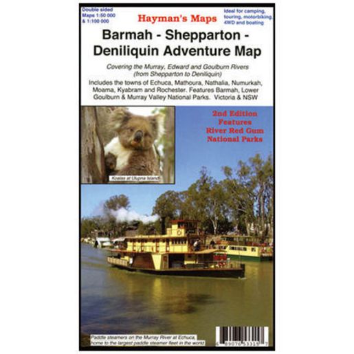 HEMA Barmah - Shepparton - Deniliquin 2nd Edition Map
