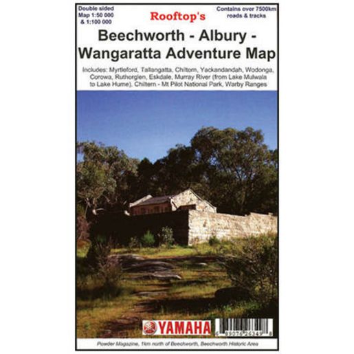 HEMA Beechworth - Albury - Wangaratta 1st Edition Map